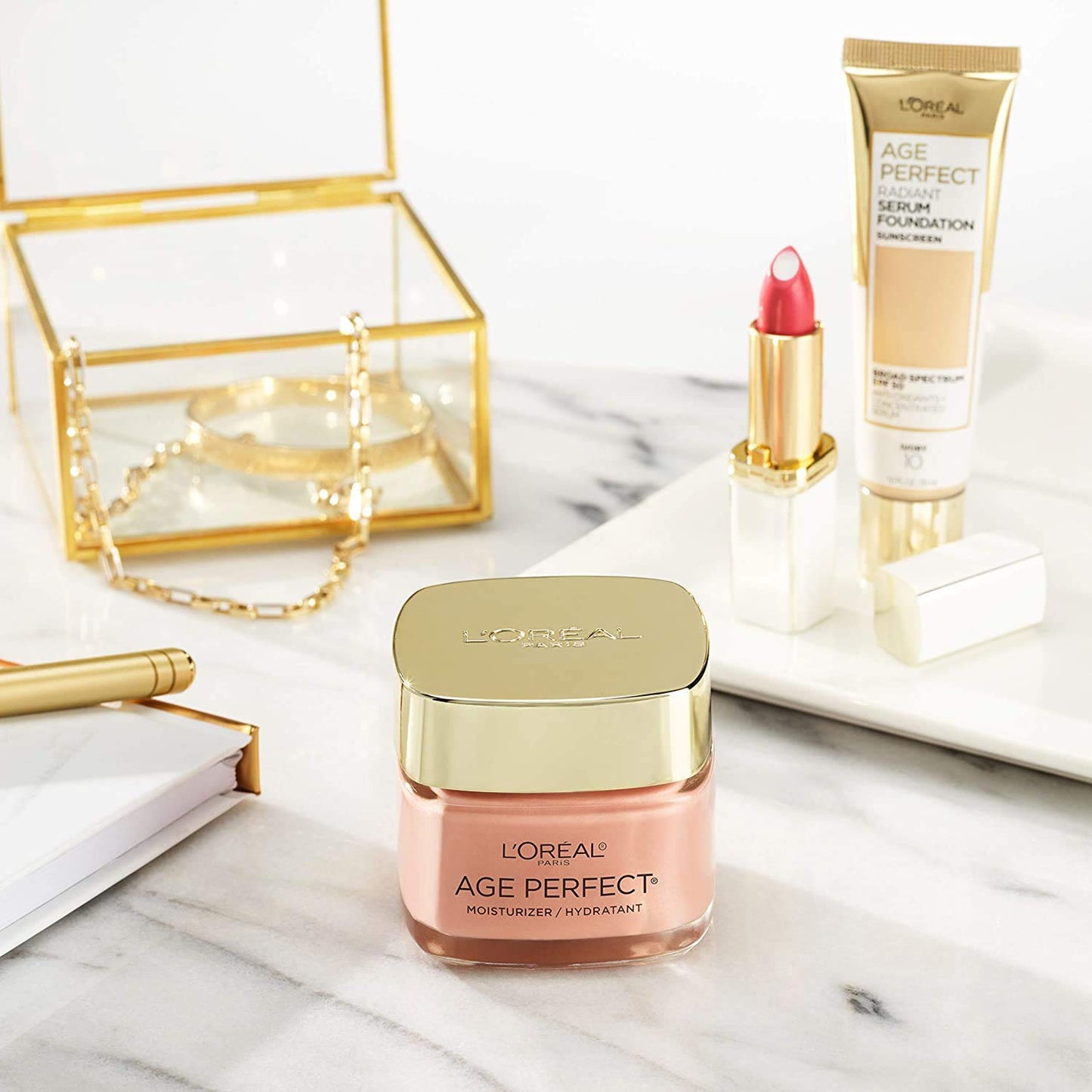L'Oreal Paris Age Perfect Rosy Tone Anti-Sagging Face Moisturizer, Renew & Revive Healthy Tone, 1.7 oz (Packaging May Vary) - PrimeBioHealth - canada supplements