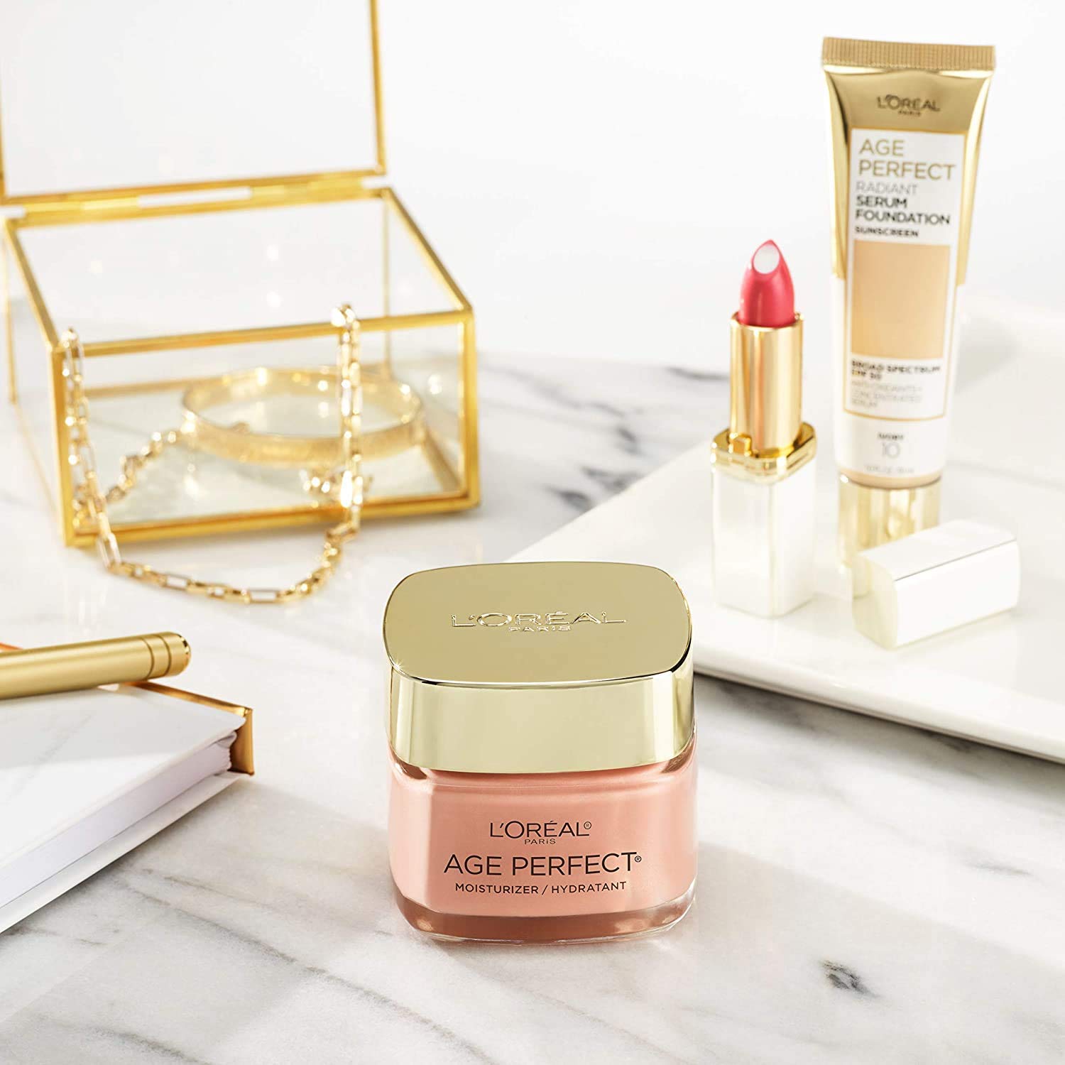 L'Oreal Paris Age Perfect Rosy Tone Anti-Sagging Face Moisturizer, Renew & Revive Healthy Tone, 1.7 oz (Packaging May Vary) - PrimeBioHealth - canada supplements