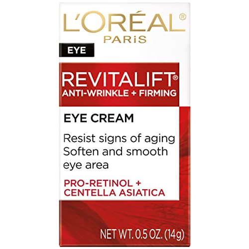 L'Oreal Paris Skincare Revitalift Anti-Wrinkle and Firming Eye Cream with Pro Retinol, Treatment to Reduce Dark Circles, Fragrance Free, 0.5 oz. - PrimeBioHealth - canada supplements