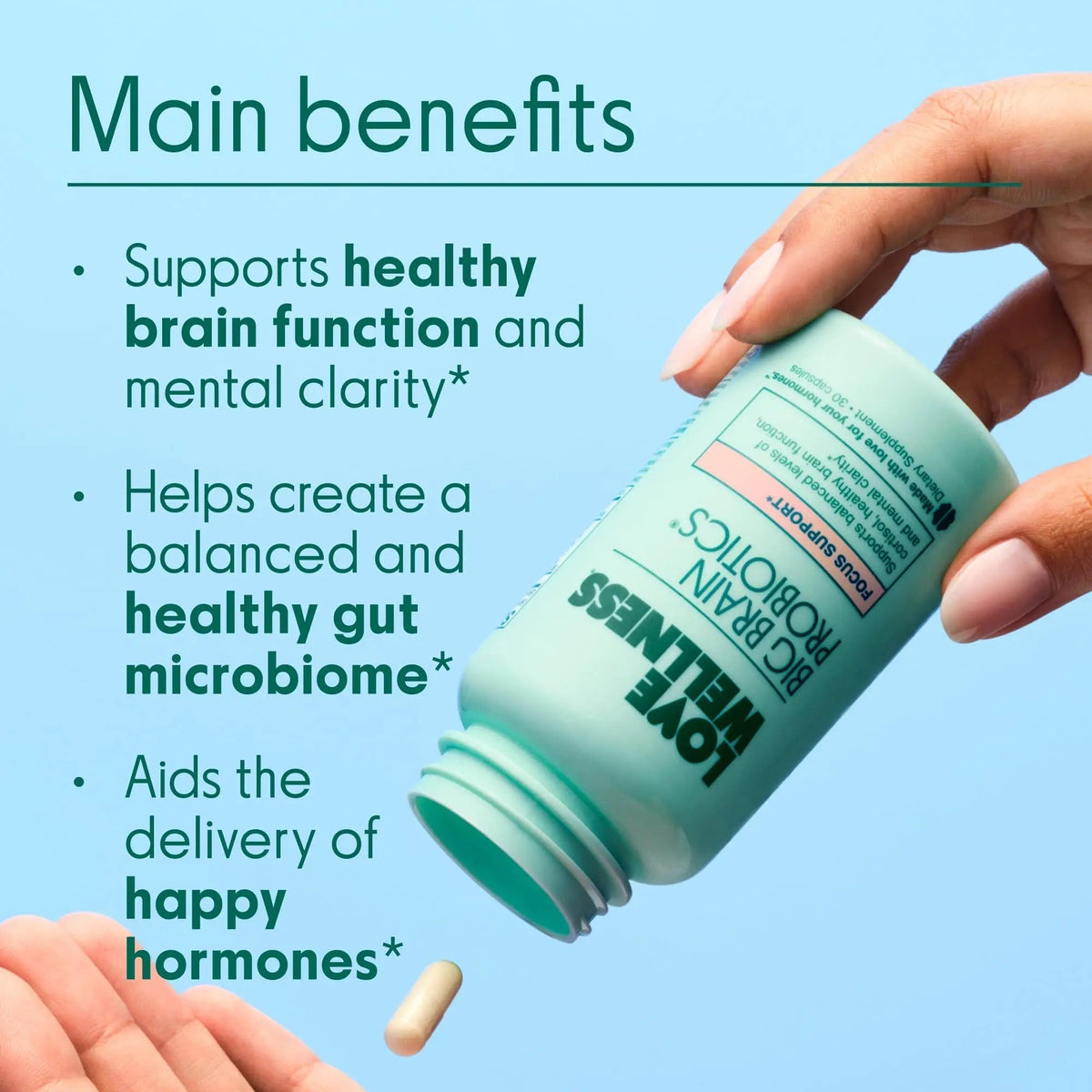 Love Wellness Daily Love Multivitamin & Big Brain Probiotics | Mind and Body Duo | Womens Vitamin and Probitoic - PrimeBioHealth - canada supplements