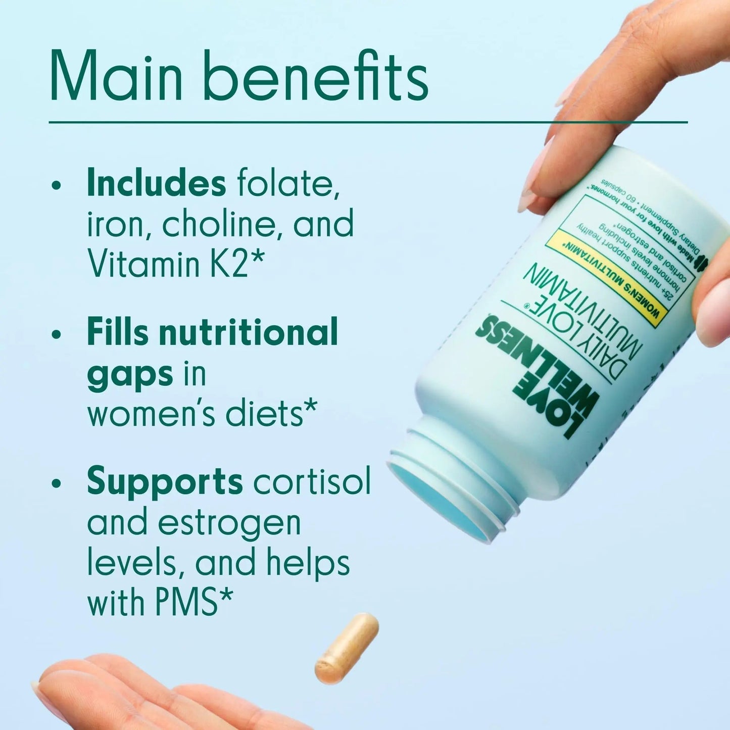 Love Wellness Daily Love Multivitamin & Big Brain Probiotics | Mind and Body Duo | Womens Vitamin and Probitoic - PrimeBioHealth - canada supplements