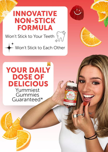 Lunakai USA Made Vitamin B12 Gummies 3000mcg, B12 Vitamins for Energy, Brain & Metabolism Support, Methylcobalamin for Adults, Women & Men, - PrimeBioHealth - canada supplements