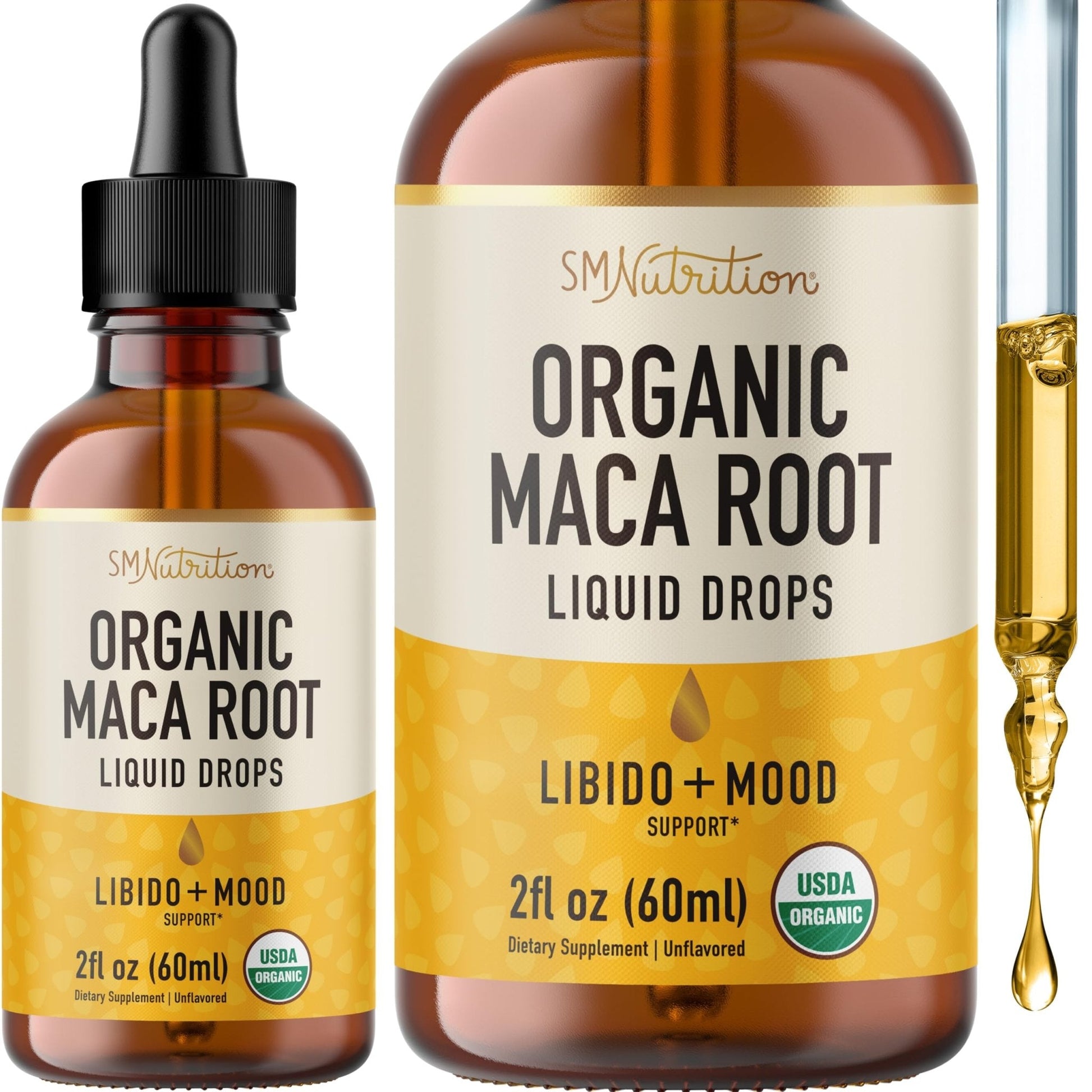 Maca Root Liquid Drops for Organic Energy Support for Women & Men | 2 Fluid Ounces | Support Hormone Balance, Mood, Energy & Fitness - PrimeBioHealth - canada supplements
