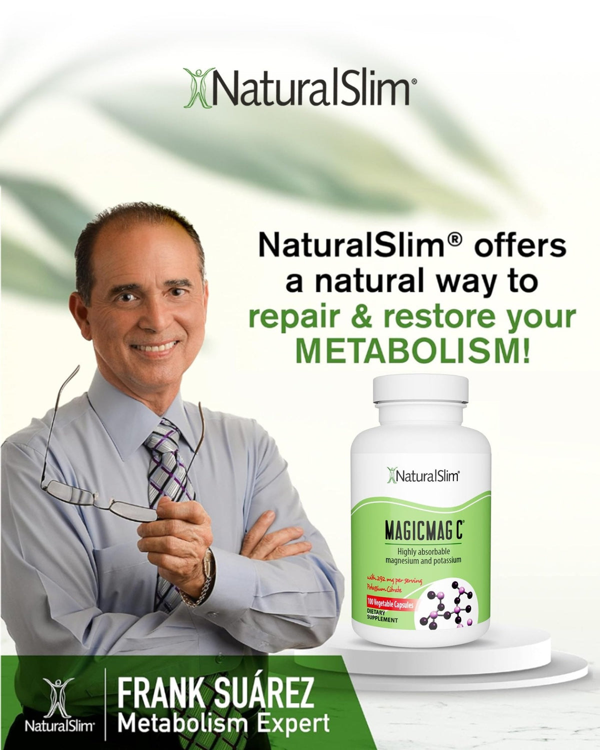 MagicMag C by NaturalSlim, Magnesium Citrate Capsules for Muscle Relaxation, Sleep Quality, Nerve Function & Electrolyte Support, Daily Magnesium Supplement - PrimeBioHealth - canada supplements