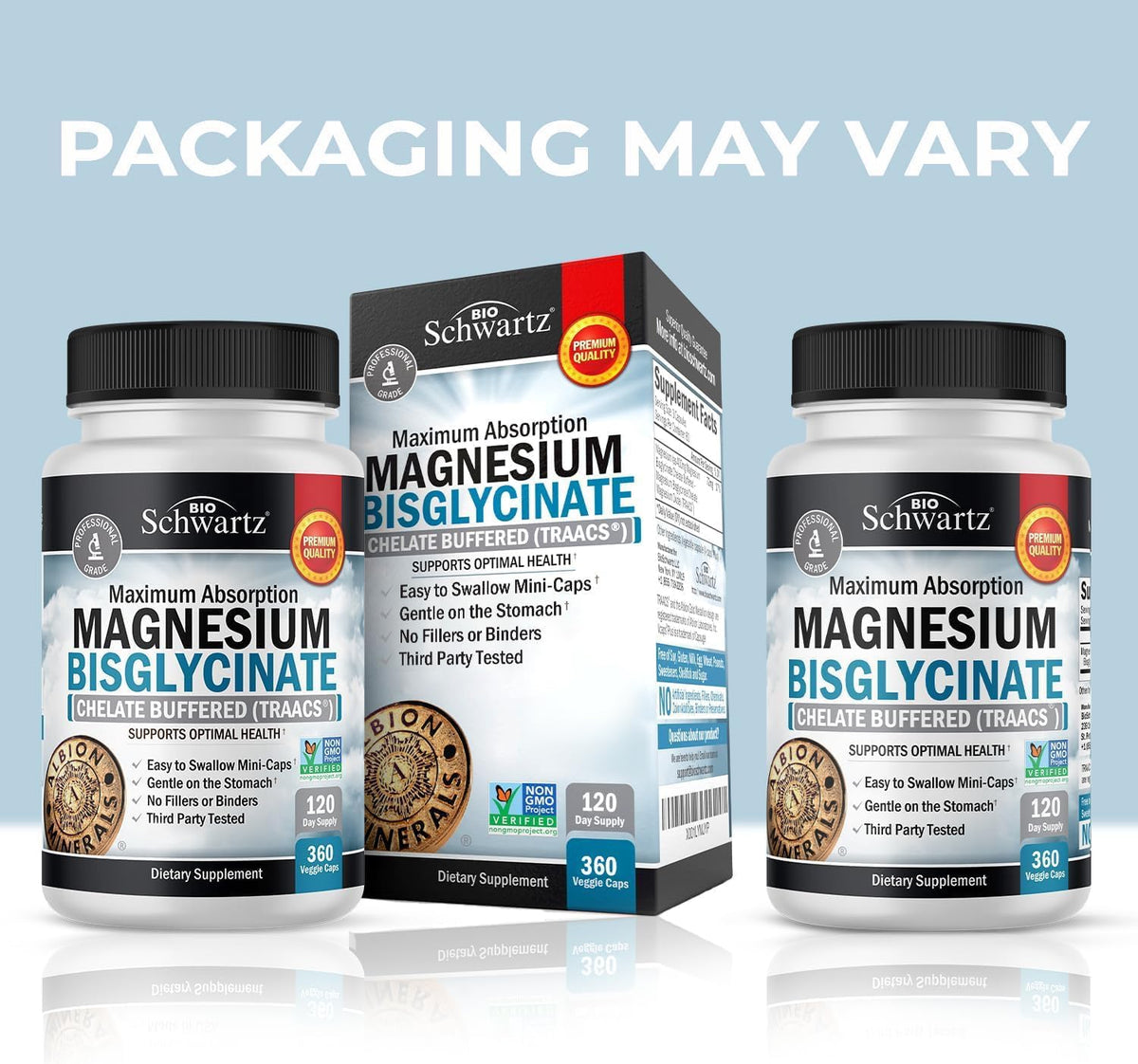 Magnesium Bisglycinate Chelated Supplement - High Absorption Magnesium Glycinate Supplement for Women and Men - Sleep, Muscle, Bone & Joint Support - PrimeBioHealth - canada supplements
