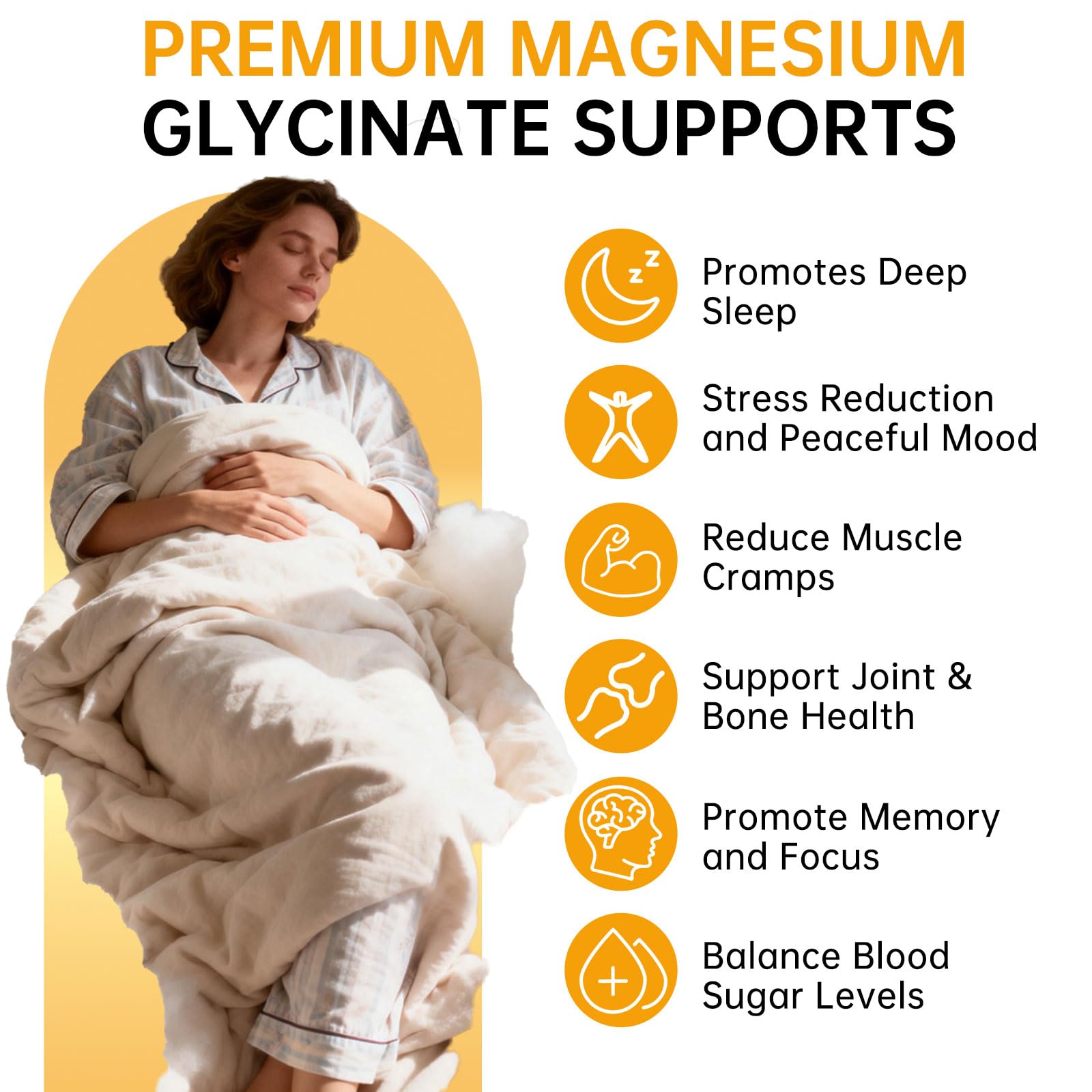 Magnesium Glycinate Gummies 500mg – Sugar Free Magnesium Gummies for Sleep, Stress, Muscle & Nerve Support – for Adults & Kids 4+, Vegan, - PrimeBioHealth - canada supplements