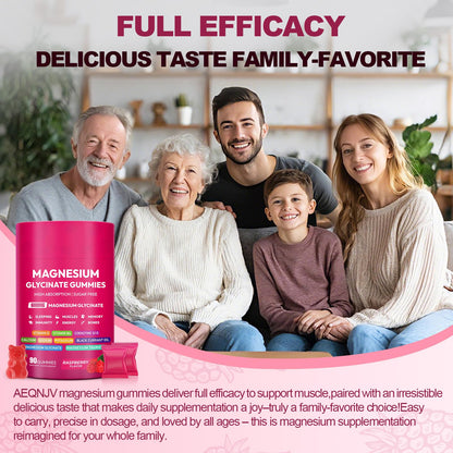 Magnesium Glycinate Gummies 600mg, High Absorption Magnesium Complex, Sugar Free Chewables Gummies with VitaminD & B6 - PrimeBioHealth - canada supplements