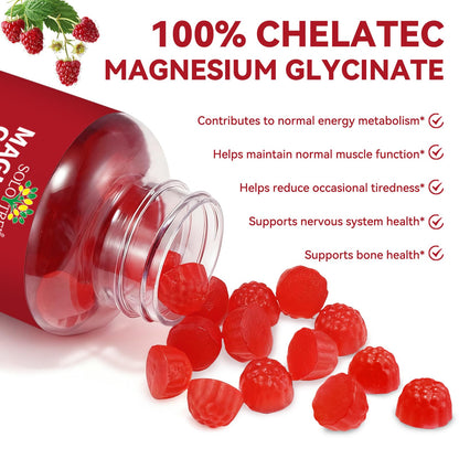Magnesium Glycinate Gummies 600mg – Sugar-Free High Absorption Magnesium with L-Threonate, Supports Relaxation, Calm & Restful Sleep, - PrimeBioHealth - canada supplements