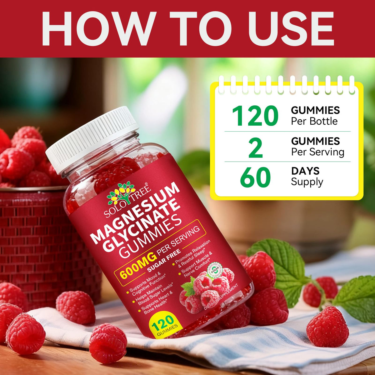 Magnesium Glycinate Gummies 600mg – Sugar-Free High Absorption Magnesium with L-Threonate, Supports Relaxation, Calm & Restful Sleep, - PrimeBioHealth - canada supplements