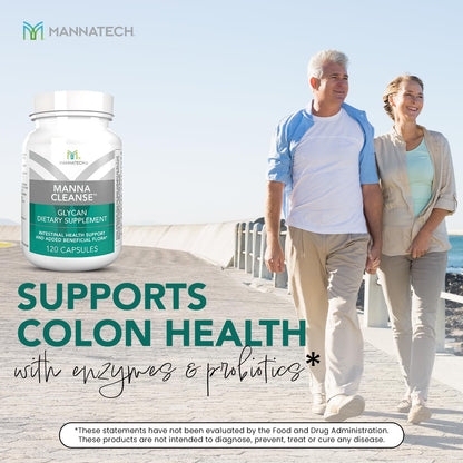 Mannatech Digestive Enzymes and Probiotics - Powered by Ambrotose Derived from The Aloe Vera Plant - Digestive and Colon Cleanser Helps Support Overall Gut Heath - PrimeBioHealth - canada supplements