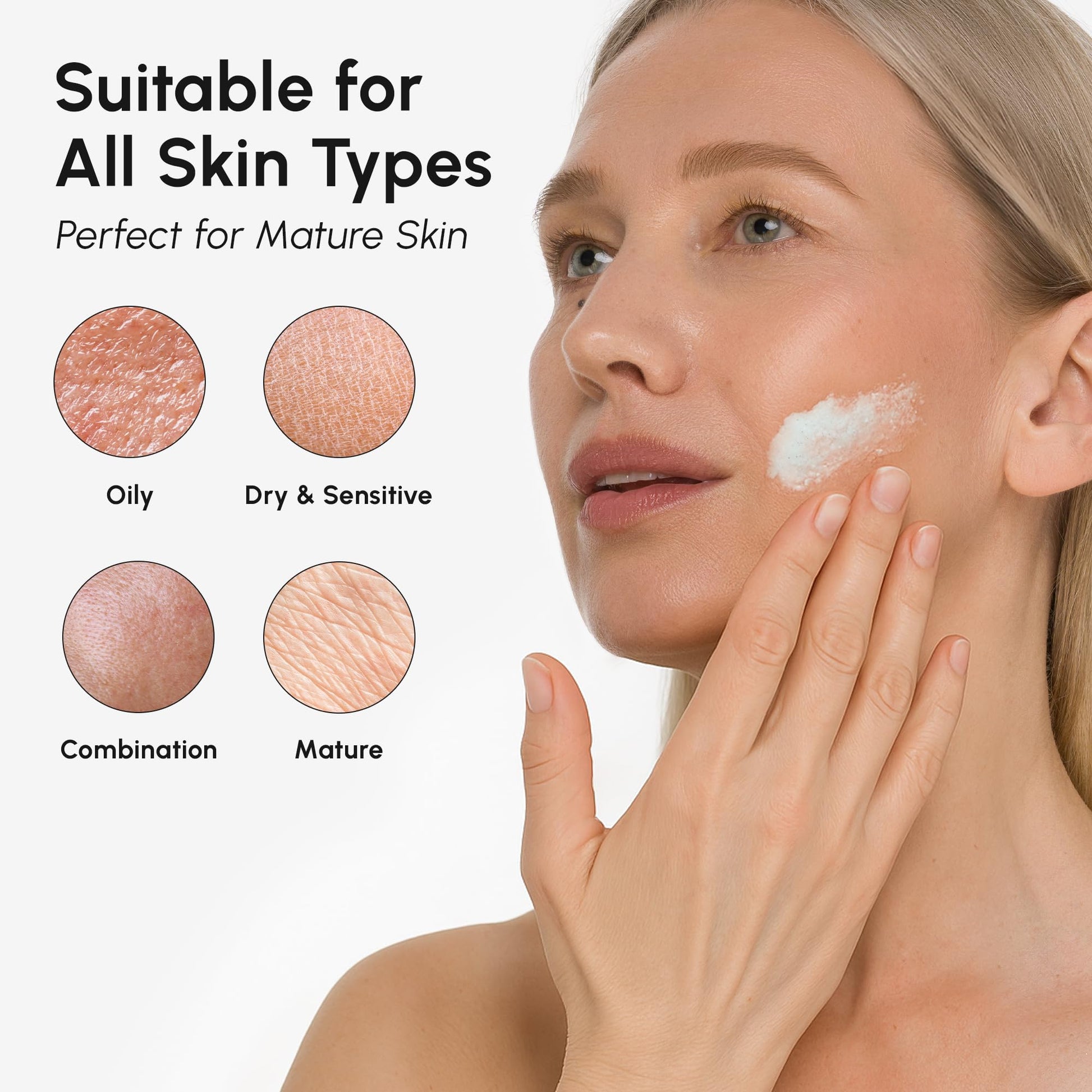 MAREE Face Exfoliator – Microdermabrasion Facial Scrub & Exfoliating Face Wash for Women – Collagen & Glycolic Acid – Gentle Scrub and Exfoliant - PrimeBioHealth - canada supplements