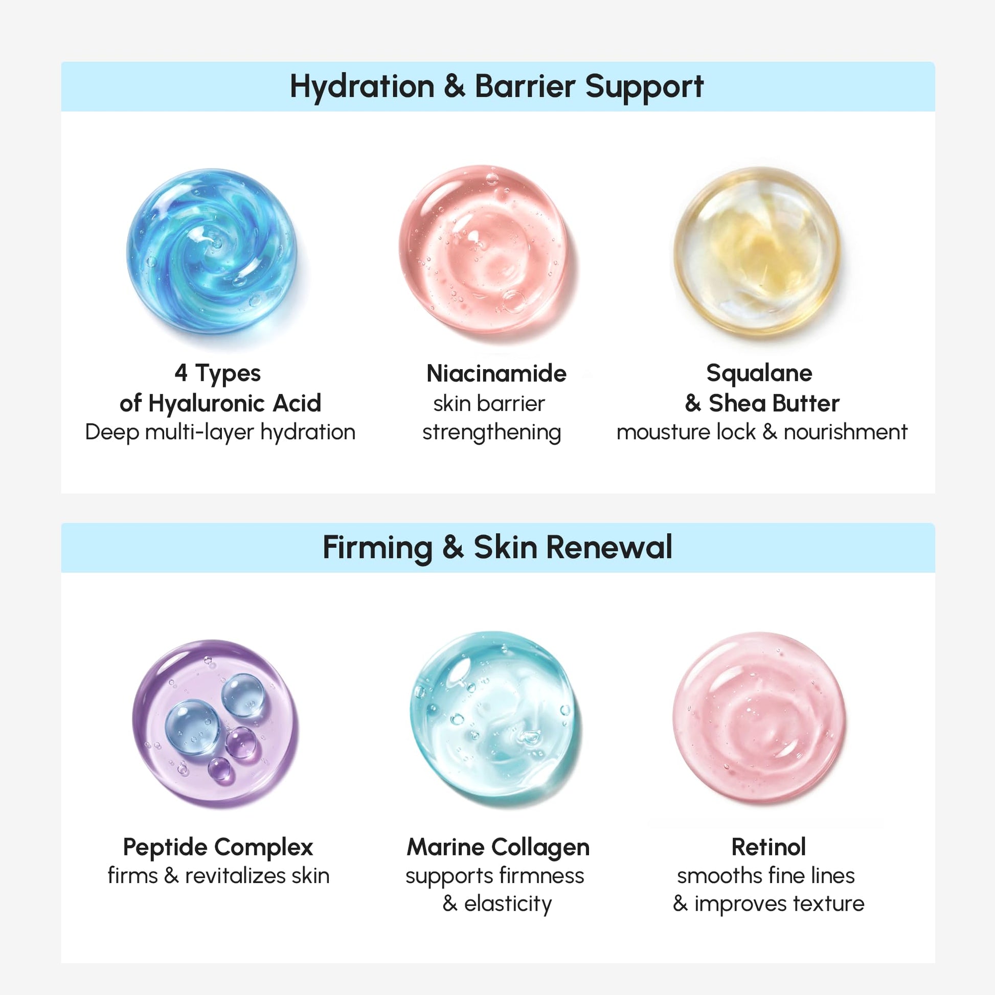 MAREE Face Moisturizer – Firming & Lifting Face Cream for Women with Collagen, Retinol & Hyaluronic Acid – Day & Night Anti-Aging Facial Wrinkle - PrimeBioHealth - canada supplements