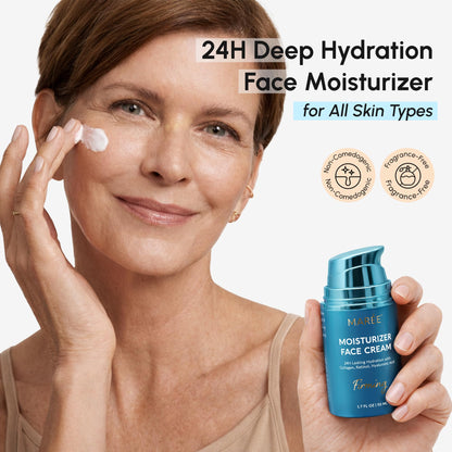 MAREE Face Moisturizer – Firming & Lifting Face Cream for Women with Collagen, Retinol & Hyaluronic Acid – Day & Night Anti-Aging Facial Wrinkle - PrimeBioHealth - canada supplements