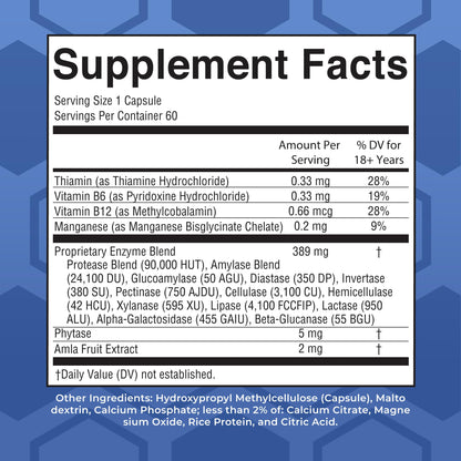 MaryRuth Organics Ultra Digestive Enzymes Capsules | Up to 2 Month Supply | Supplement for Gut Health Support | Digestion & Immune Support - PrimeBioHealth - canada supplements