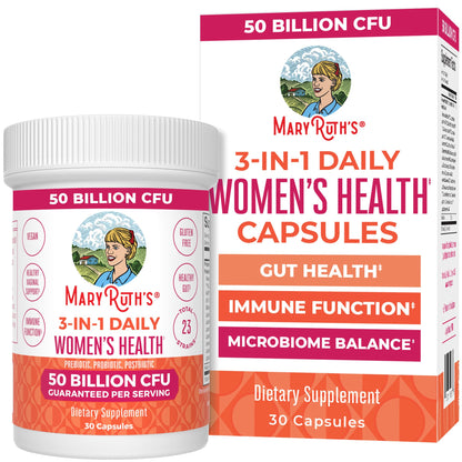MARYRUTH'S 3-in-1 Daily Health Probiotics for Women | Hormone Support & Gut Health Supplement for Women | Women’s Probiotic - PrimeBioHealth - canada supplements