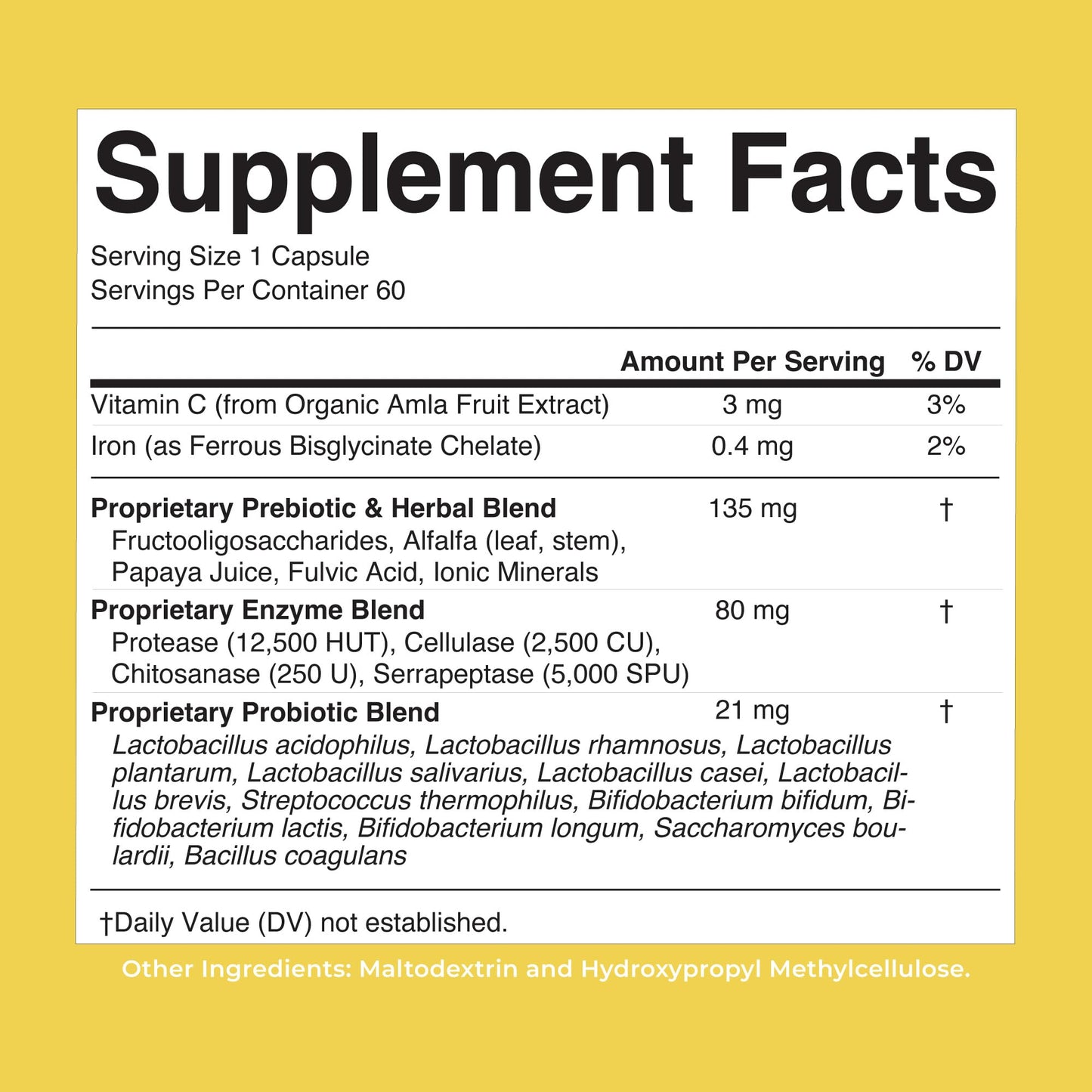MaryRuth’s Gut Flora Health+ Enzymes | Prebiotic & Probiotic Digestive Enzymes for Healthy Gut Biome & Digestive Support | Gastrointestinal Health | CLP Certified - PrimeBioHealth - canada supplements