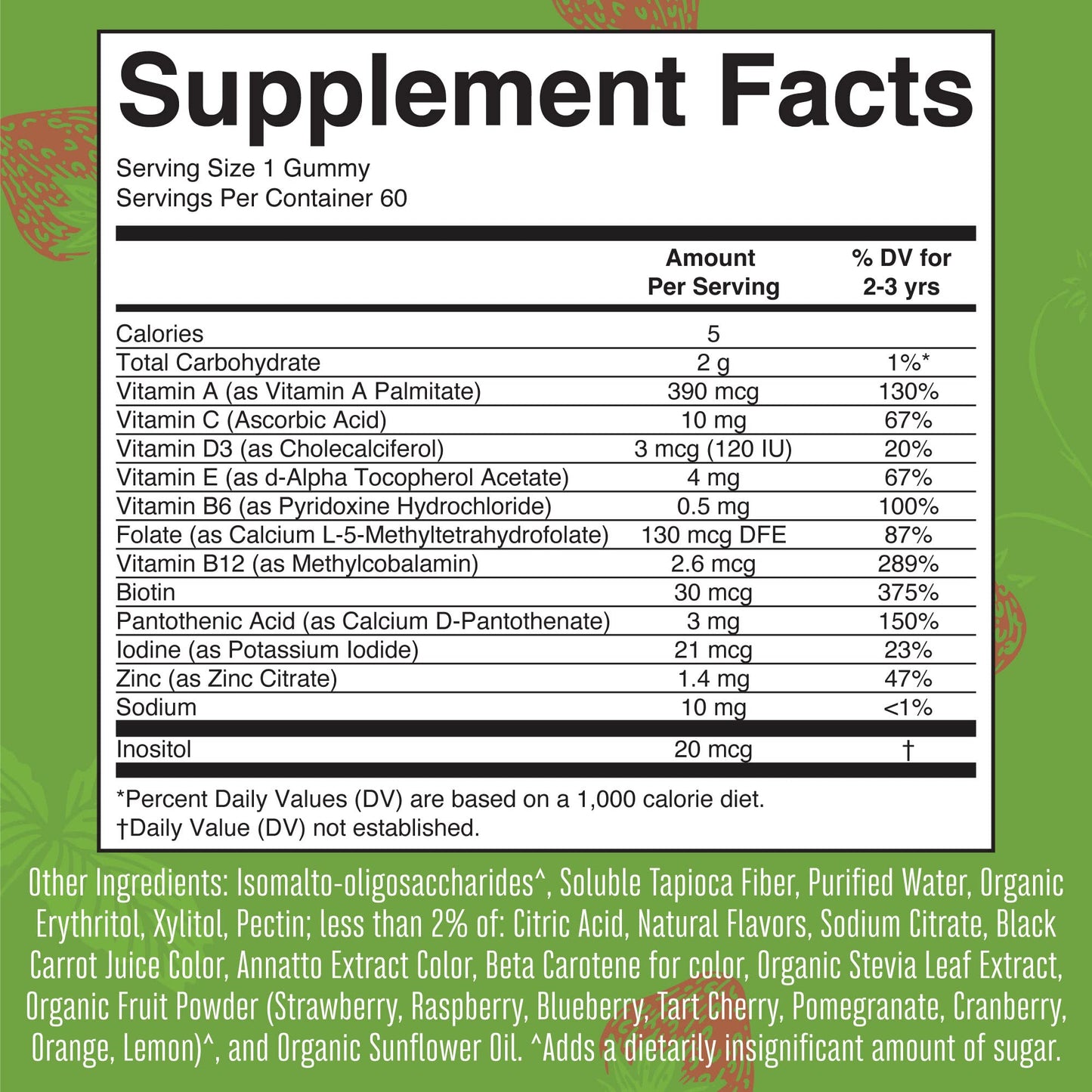 MARYRUTH'S Kids Vitamins | Multi | Sugar Free | 2 Month Supply | Kids Multivitamin Gummies for Ages 2+ | Vegan | Only 1 Gummy a Day | 60 Count - PrimeBioHealth - canada supplements