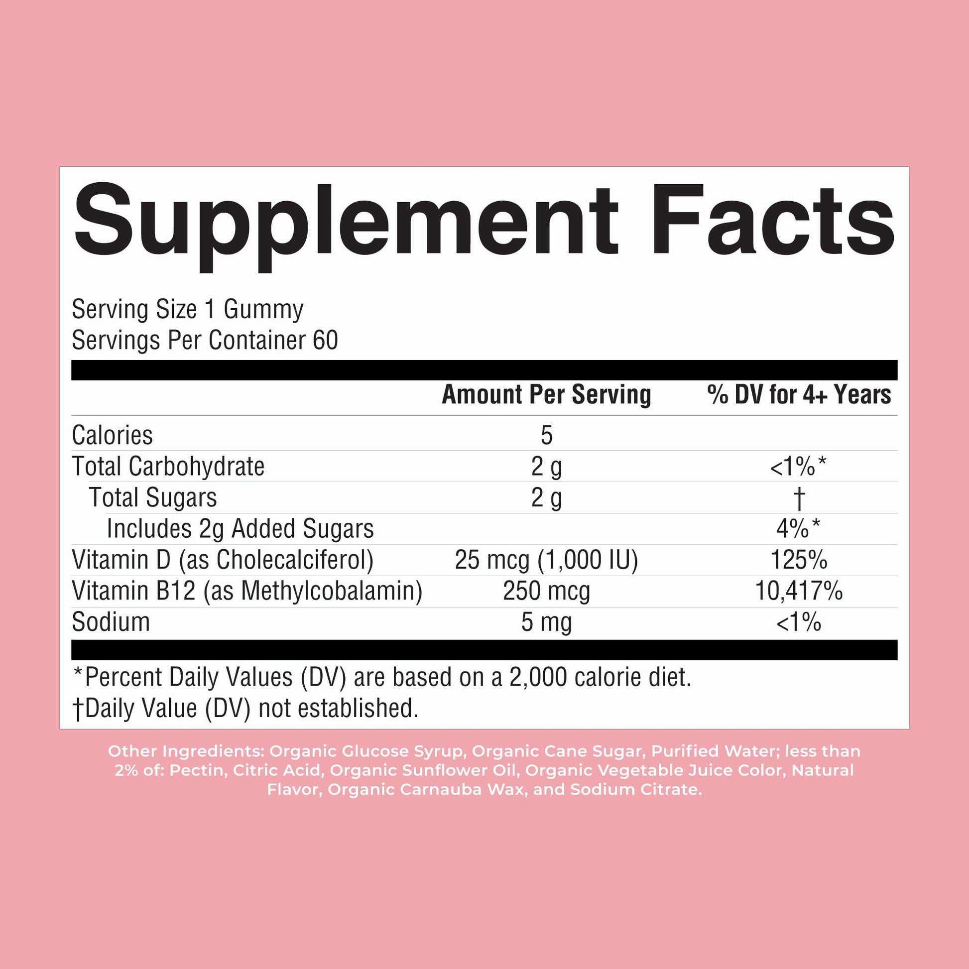 MARYRUTH'S Organic Vitamin D3 + B12 Gummies for Ages 4+ | Bone Health | Immune Support | Energy Metabolism | Cognitive Function | Vegan | Non-GMO - PrimeBioHealth - canada supplements