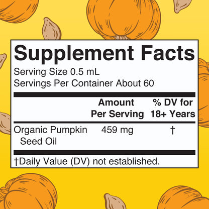 MARYRUTH'S Organics Pumpkin Seed Oil Cold Pressed | 2 Month Supply | USDA Organic Pumpkin Seed Liquid Drops for Men and Women | Urinary Health in Men - PrimeBioHealth - canada supplements