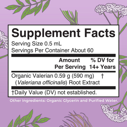 MARYRUTH'S Organics Valerian Root Liquid Drops | 2 Month Supply | Sugar Free | USDA Organic Valerian Root Drops | Support Sleep | Calm and Stress Relief - PrimeBioHealth - canada supplements
