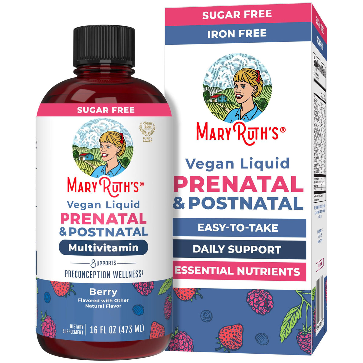 MARYRUTH'S Postnatal & Prenatal Vitamins for Women | Sugar Free | Womens Multivitamin for Pre-Conception, Pregnancy & Nursing | Ginger - PrimeBioHealth - canada supplements