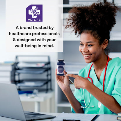 MD. Life Potassium Magnesium Supplement - 90 Capsules - Magnesium Potassium Supplement - High Absorption Complex - PrimeBioHealth - canada supplements