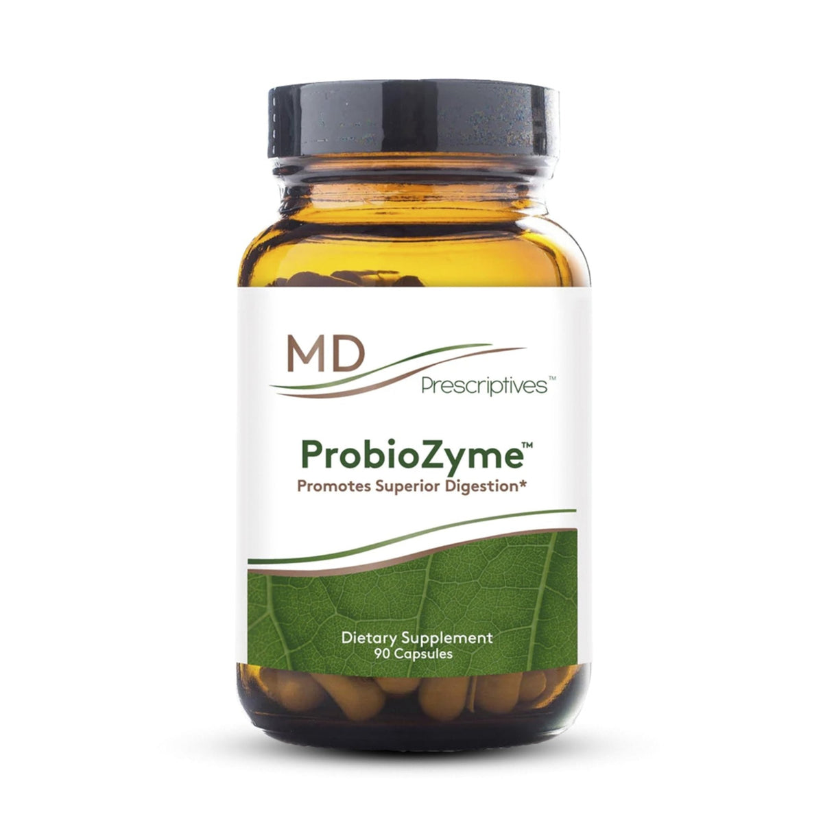 MD Prescriptives - ProbioZyme - Vegetarian Digestive Enzymes - Supplement for Digestive & Gut Health - 90 Capsules - PrimeBioHealth - canada supplements