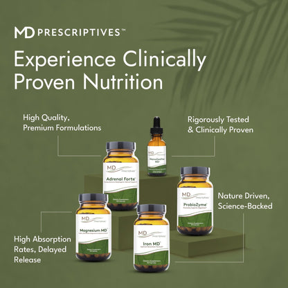 MD Prescriptives - ProbioZyme - Vegetarian Digestive Enzymes - Supplement for Digestive & Gut Health - 90 Capsules - PrimeBioHealth - canada supplements