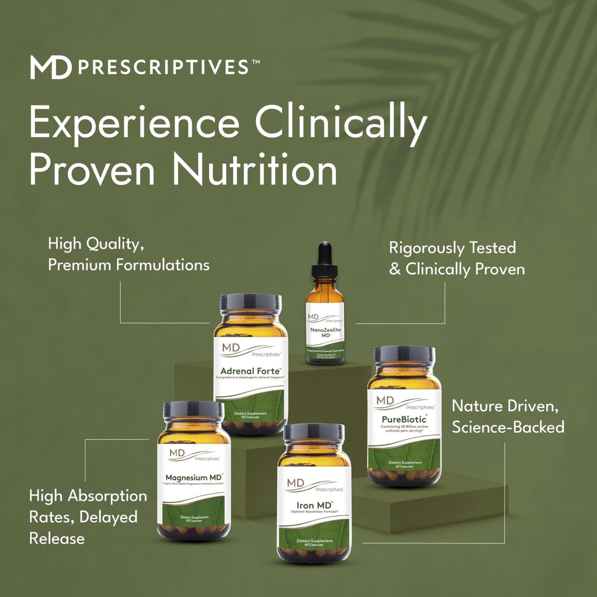 MD Prescriptives - PureBiotic - Probiotic Dietary Supplement for Digestive & Gut Health - 60 Capsules - PrimeBioHealth - canada supplements