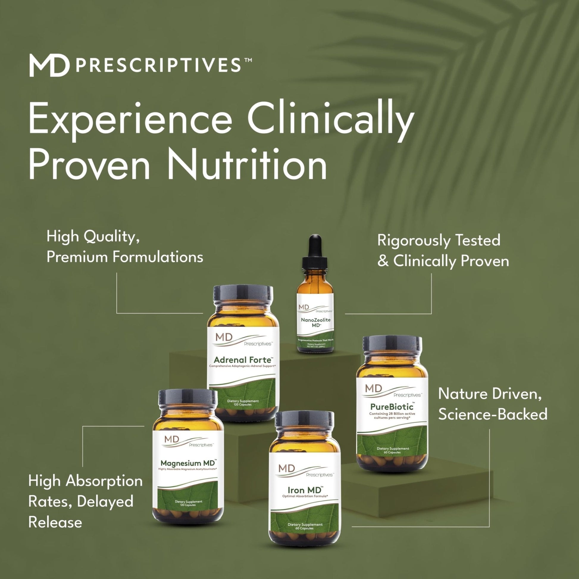 MD Prescriptives - PureBiotic - Probiotic Dietary Supplement for Digestive & Gut Health - 60 Capsules - PrimeBioHealth - canada supplements