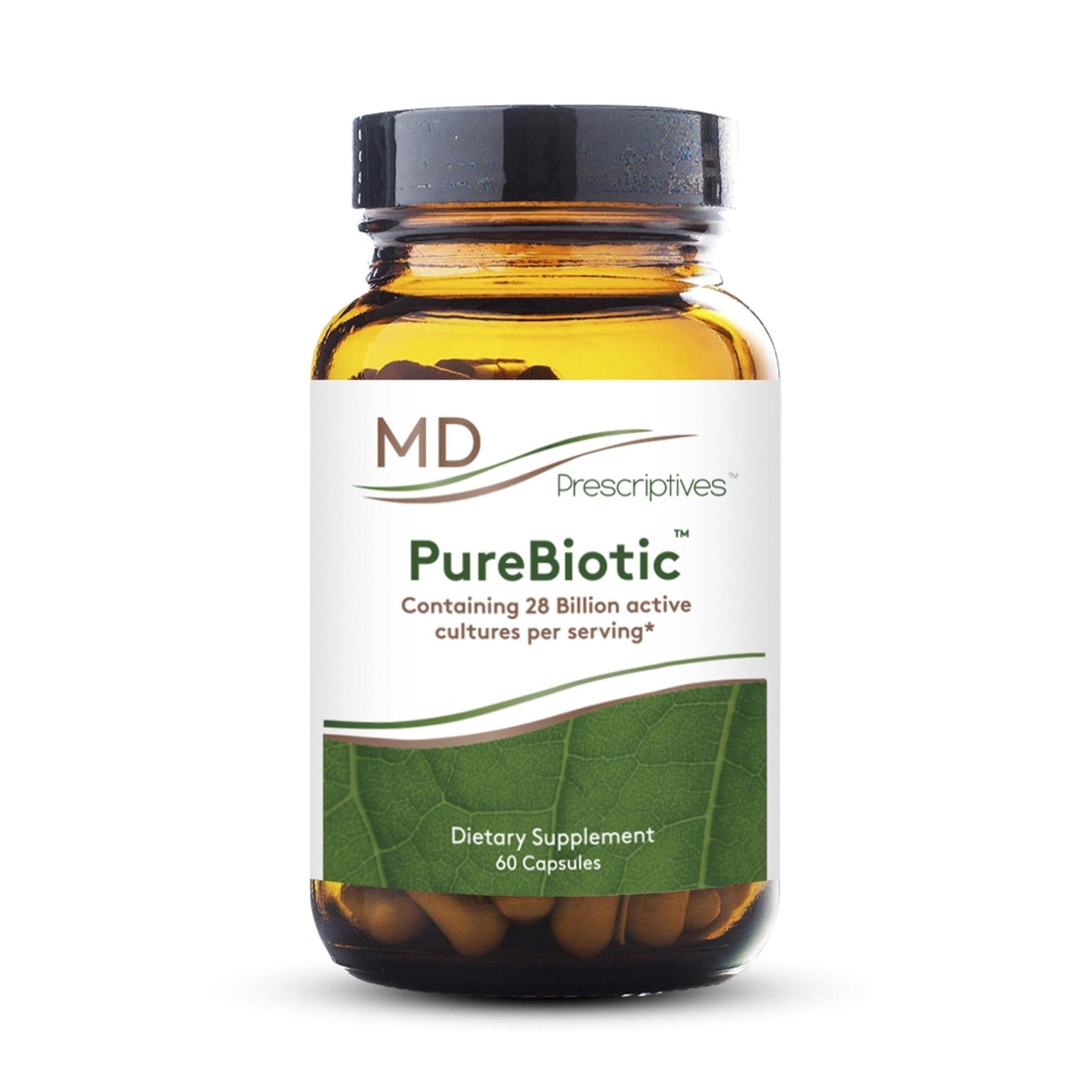 MD Prescriptives - PureBiotic - Probiotic Dietary Supplement for Digestive & Gut Health - 60 Capsules - PrimeBioHealth - canada supplements
