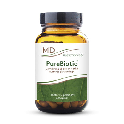 MD Prescriptives - PureBiotic - Probiotic Dietary Supplement for Digestive & Gut Health - 60 Capsules - PrimeBioHealth - canada supplements