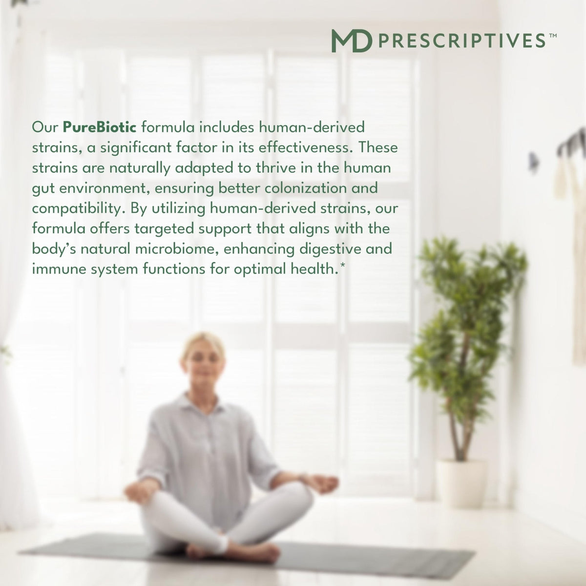 MD Prescriptives - PureBiotic - Probiotic Dietary Supplement for Digestive & Gut Health - 60 Capsules - PrimeBioHealth - canada supplements