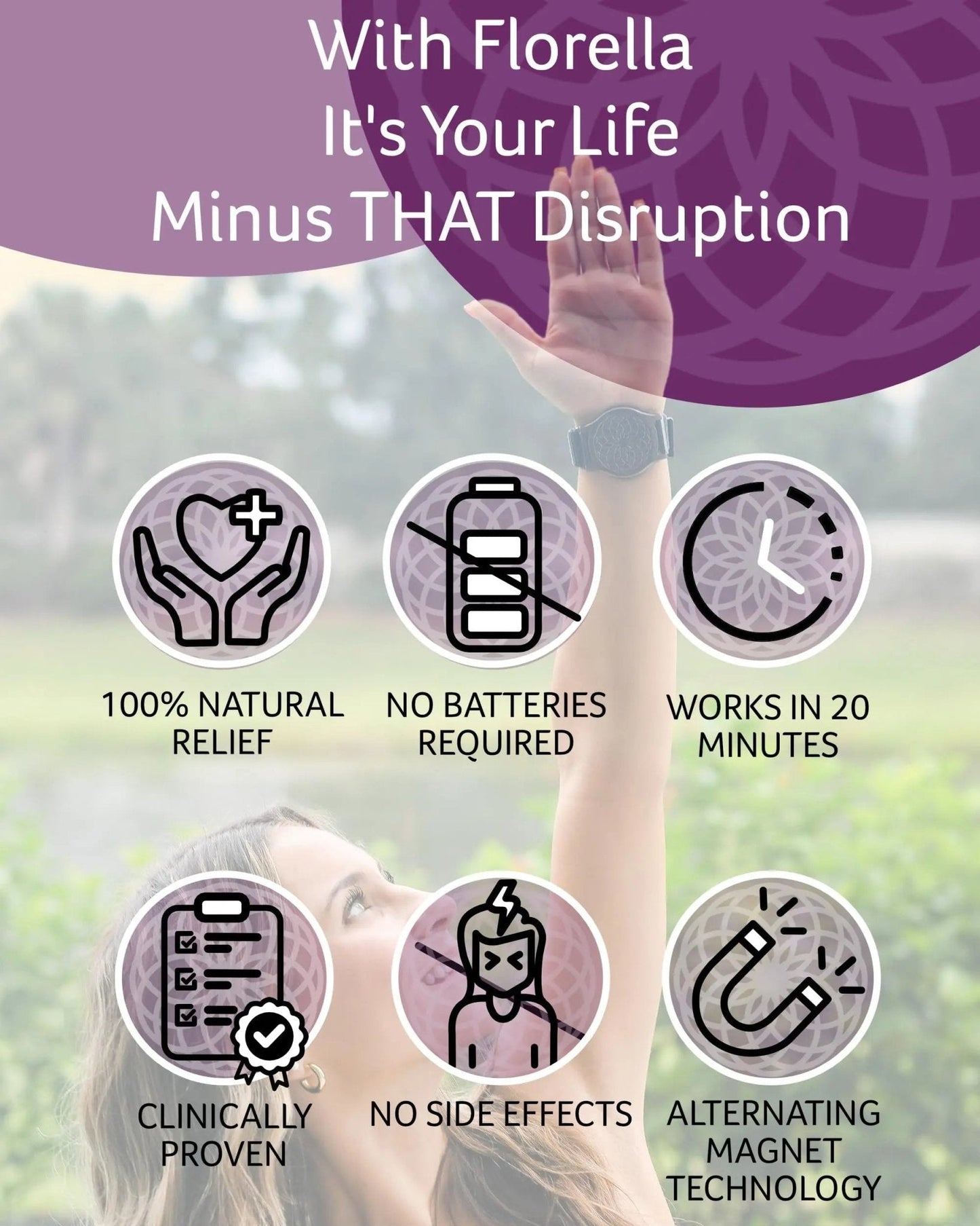 MediMags Period Pain Relief Device - Clinically Proven, All Natural Relief for A Life On The Go - The Florella Therapeutic Device Helps Alleviate The Pain from Menstrual Cramps. - PrimeBioHealth - canada supplements