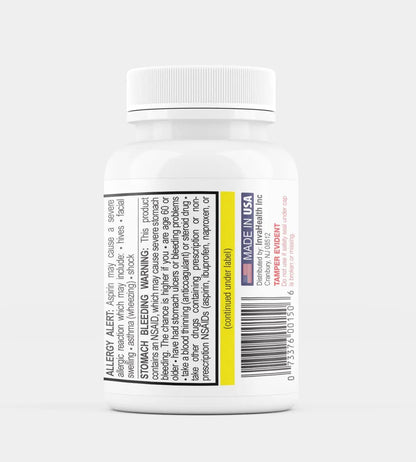 MedPlus Low Dose Aspirin 81 mg - 500 Tablets | Enteric Coated | Pain Reliever for Minor Aches and Pains, Fever Reducer - Made in USA - PrimeBioHealth - canada supplements