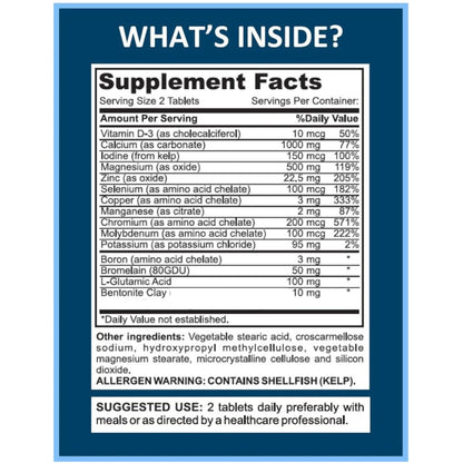 Mega Minerals Supplement by Youfit Nutrition | Trace Minerals | Premium Formula with Source of Minerals and Immune Health Support | Iron Free | All in One - PrimeBioHealth - canada supplements