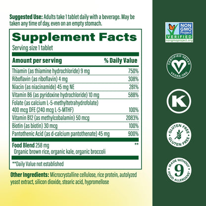 MegaFood Balanced B Complex - Vitamin B Complex for Women & Men - Vitamin B6, B12, Folate, Biotin - Cellular Energy Metabolism - PrimeBioHealth - canada supplements