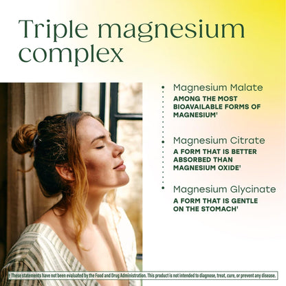 MegaFood Magnesium Glycinate, Citrate & Malate 300mg Supplement - Highly Absorbable Blend to Support Heart, Nerve Health & Relaxation, - PrimeBioHealth - canada supplements