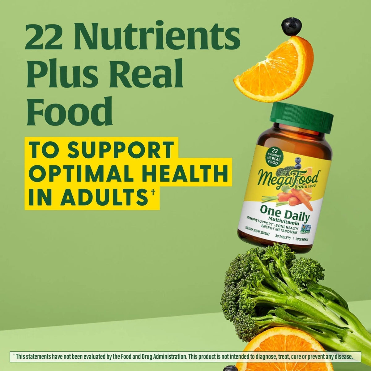 MegaFood One Daily Multivitamin for Women and Men, Immune Support Supplement with Real Food, Vitamin C & Vitamin B, Bone Health - PrimeBioHealth - canada supplements