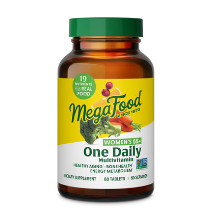 MegaFood, Women Over 55 One Daily, Supports Optimal Health and Wellbeing, Multivitamin and Mineral Dietary Supplement - PrimeBioHealth - canada supplements