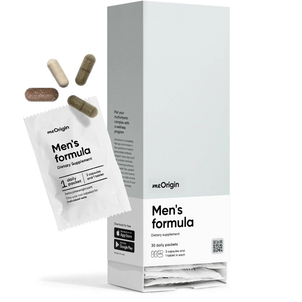 meOrigin Multivitamin for Men, All-in-One Supplement Complex with Zinc, Vitamin D, C, B12, Saw Palmetto, Biotin, Selenium - PrimeBioHealth - canada supplements