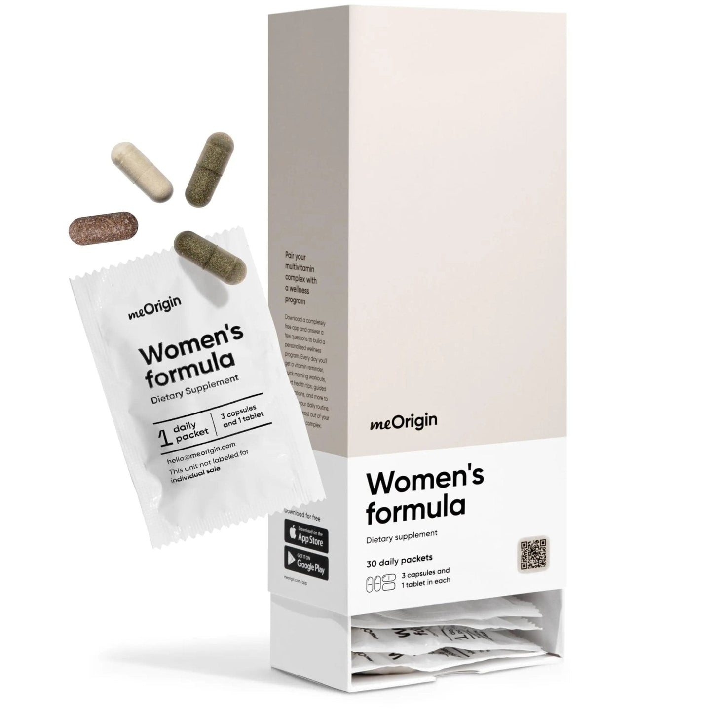 meOrigin Multivitamin for Women, All-in-One Supplement Complex with Vitamin B12, A, C, Biotin, D, E, Folate, Magnesium - PrimeBioHealth - canada supplements