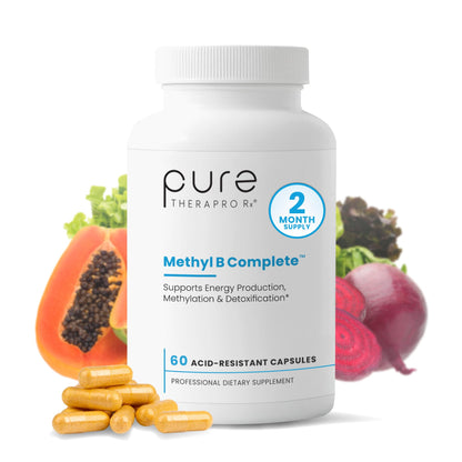 Methylated B Complex Vitamins, Made in USA, 2 Month Supply, Methyl B Complete Quatrefolic 5-MTHF Folate, B12 Methylcobalamin, TMG Trimethylglycine - PrimeBioHealth - canada supplements