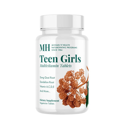 MICHAEL'S Health Naturopathic Programs Teen Girls Multivitamin - 90 Vegetarian Tablets - with B Complex Vitamins - PrimeBioHealth - canada supplements
