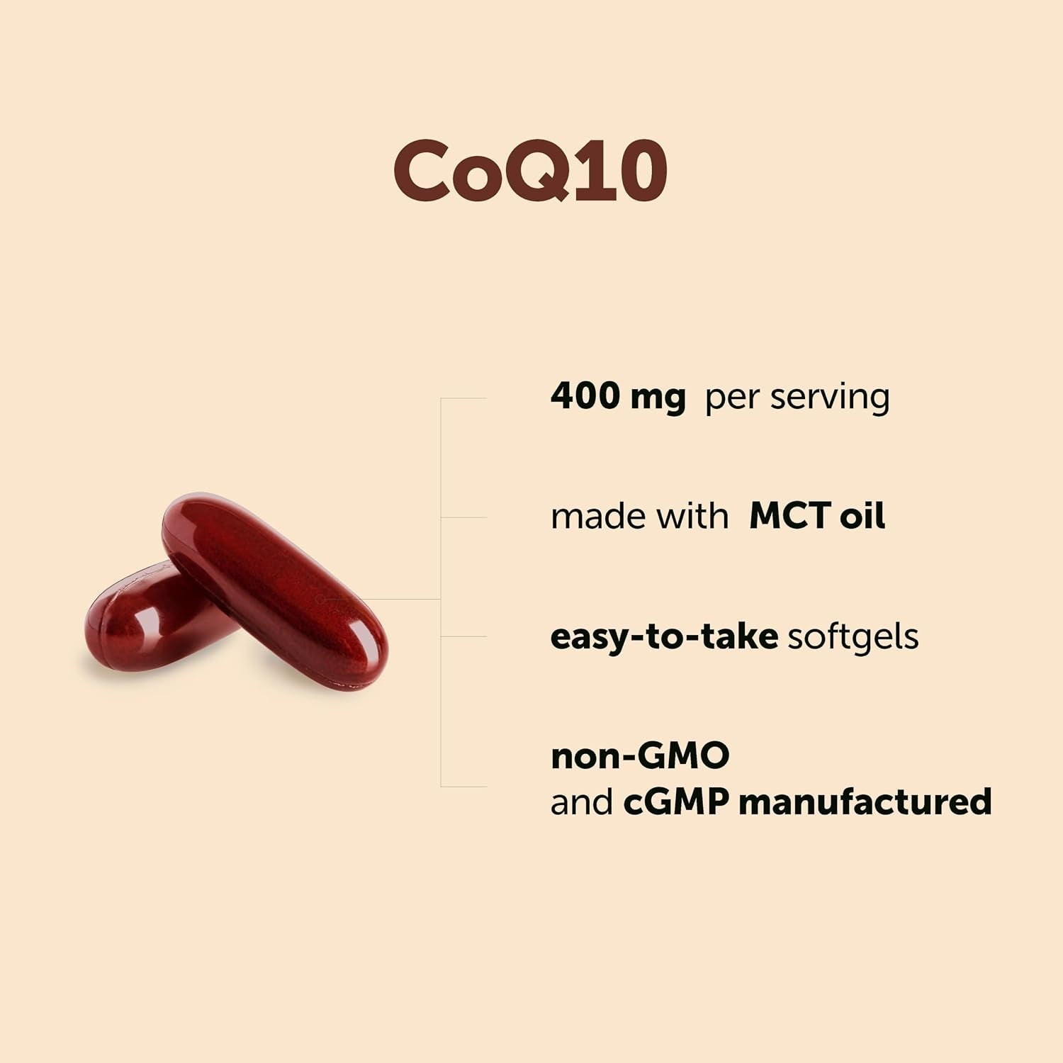 Micro Ingredients CoQ10 400 mg Per Serving, 240 Softgels | Made with Coconut MCT Oil | Coenzyme Q10 (Ubiquinone) | Non-GMO - PrimeBioHealth - canada supplements