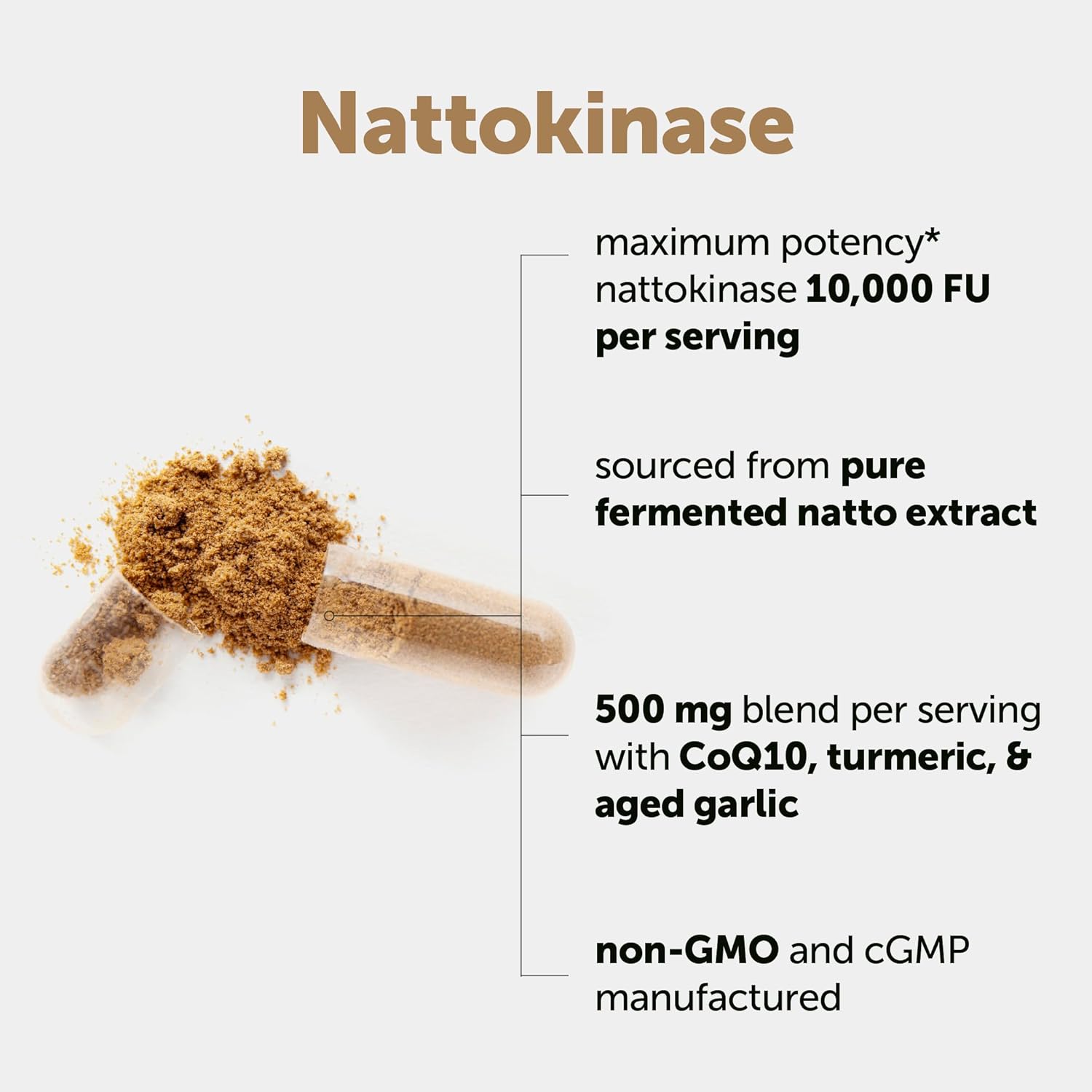 Micro Ingredients Nattokinase 10,000 FU Per Serving (Natural Natto Extract), 240 Vegetarian Capsules | with CoQ10, Turmeric, Aged Garlic & Pine Bark Extract | Non-GMO, Lab Tested, cGMP Manufactured - PrimeBioHealth - canada supplements
