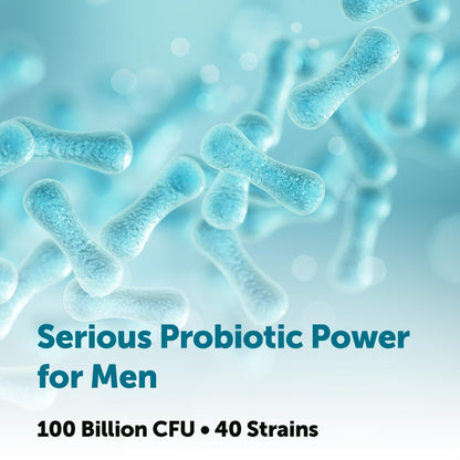 Micro Ingredients Probiotics for Men 100 Billion CFU, 40 Strains, 120 Vegetarian Capsules | Pre, Probiotics, Postbiotics & Enzymes | Pre, Probiotics, Enzymes, Saw Palmetto, Pumpkin Seed & Lycopene - PrimeBioHealth - canada supplements