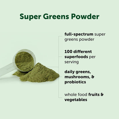 Micro Ingredients Super Greens Powder, 100 Superfoods, Green Drink Mix, 1lb | Superfood Blend with Daily Greens, Probiotics, Fruits, Vegetables & Mushrooms | 45 Servings | Non-GMO, Gluten-Free - PrimeBioHealth - canada supplements