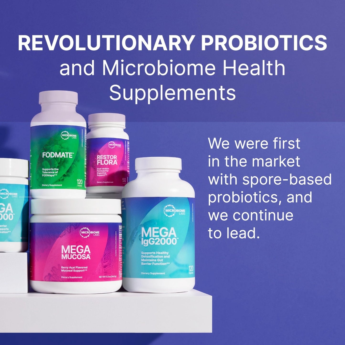 Microbiome Labs MegaSporeBiotic Probiotics for Women & Men - Spore-Based Probiotic for Gut Health & Digestive Support - Shelf-Stable, Travel-Friendly - PrimeBioHealth - canada supplements