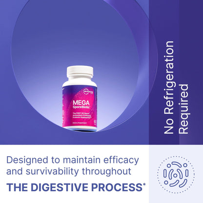 Microbiome Labs MegaSporeBiotic Probiotics for Women & Men - Spore-Based Probiotic for Gut Health & Digestive Support - Shelf-Stable, Travel-Friendly - PrimeBioHealth - canada supplements